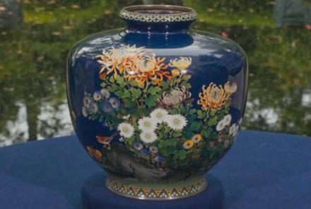 Appraisal: Japanese Cloisonné Jar, ca. 1900: asset-mezzanine-16x9