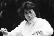 Seiji Ozawa, rehearsal at Tanglewood, 1978 by Peter Schaaf, BSO Archives