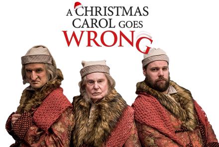 A Christmas Carol Goes Wrong key art