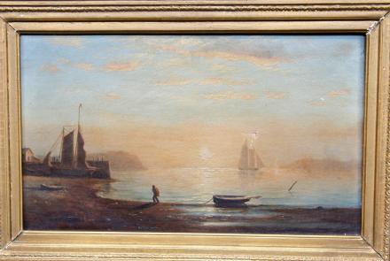 Appraisal: Charles Gifford Oil Painting, ca. 1880: asset-mezzanine-16x9