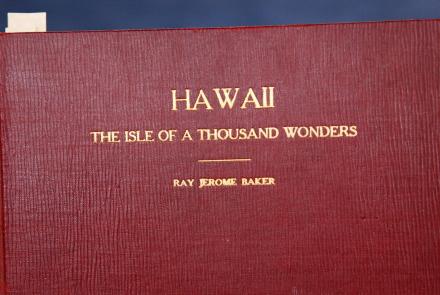 Appraisal: 1938 Ray Jerome Baker Book, "Hawaii..." : asset-mezzanine-16x9