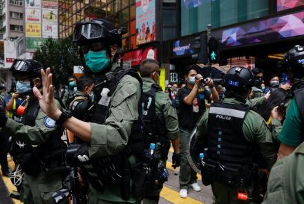 News Wrap: Hong Kong police arrest at least 60 protesters: asset-mezzanine-16x9