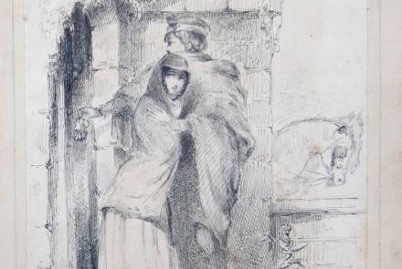 Appraisal: Whistler Ink Drawing, ca. 1851: asset-mezzanine-16x9
