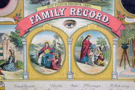 Appraisal: Family Record with Photos, ca. 1865: asset-mezzanine-16x9