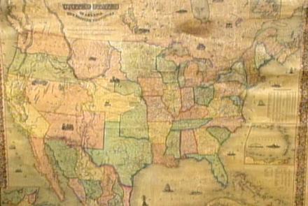 Appraisal: 1853 Colton U.S. Wall Map: asset-mezzanine-16x9