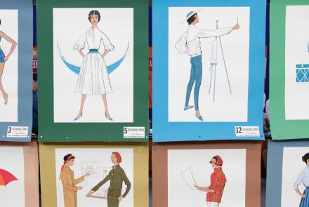 Appraisal: Fashion Study Posters, ca. 1960: asset-mezzanine-16x9