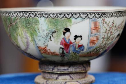 Appraisal: Chinese Enameled Porcelain Bowl, ca. 1920: asset-mezzanine-16x9