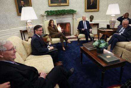 Biden, congressional leaders meet with shutdown looming: asset-mezzanine-16x9