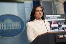 White House Press Secretary Leavitt holds a press briefing at the White House